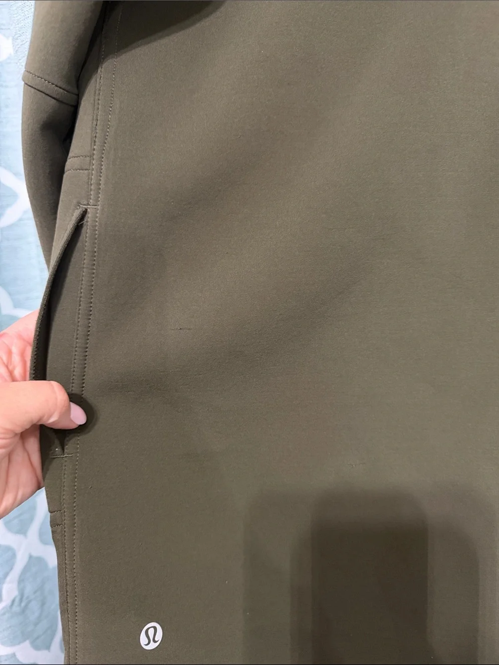 lululemon athletica Olive Green Full-Zip Performance Jacket